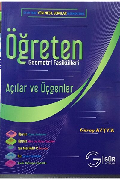 Gür Yayınları Öğreten Matematik Fasikülleri Açılar Ve Üçgenler Yayınları