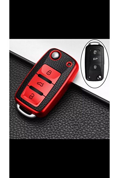 OEM غطاء حماية فاخر للمفتاح من Vw Tiguan Jetta Golf 5 Golf 6 Scirocco Polo Ca...