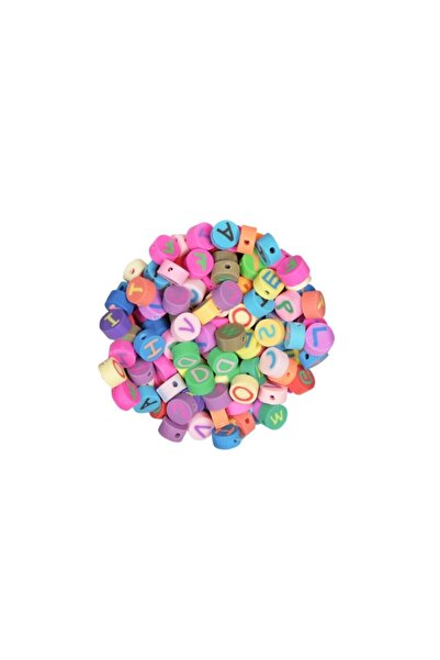 Prestij Boncuk خرز حروف فيمو مستدير مختلط الألوان من آرين