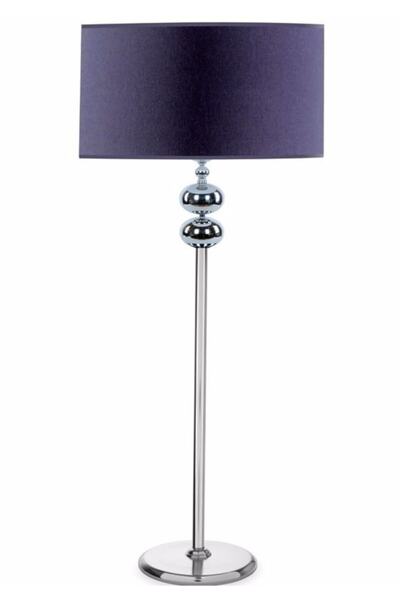 PATİNE Silindir 2 Li Küre Krom Lambader Antrasıt