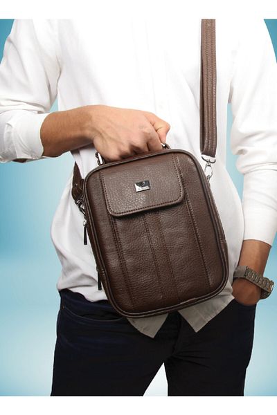 Alone 3753 Geantă de mână din piele S cu carcasă