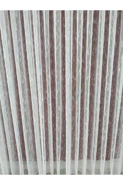 evihtiyaclarim by IOC Linen Tulle Curtain Rain Drop Does Not Like Iron Campaign Tulle Curtain 1 X 3 Closely Pleated