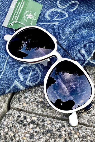 Santa Barbara Polo & Racquet Club White Men's Sunglasses Elg973