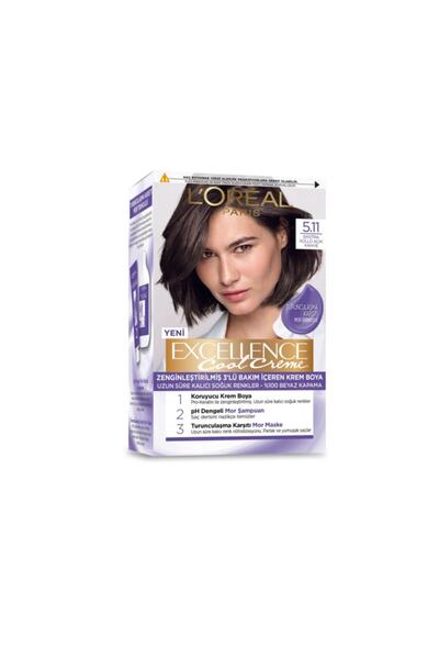 L'Oreal Paris Excellence Cool Creme 5.11 Ekstra Küllü Açık Kahve