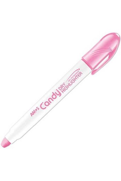 Amos Pen Highlighter Gel Dry Pastel Pink