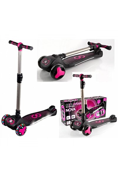 Furkan Toys Frk Cool Wheels Nova Full Işıklı Scooter Pembe + 6 Yaş