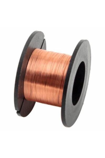 Hdg Emaye Kaplı Bakır Tel Emaye Bobin Teli 0,4 Mm Çap - 100 Metre