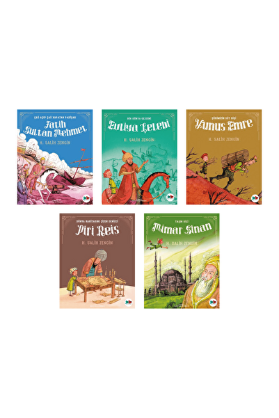Vak Vak Yayınları Tarihi Kahramanlar Serisi - 5 Kitap - Birinci Set