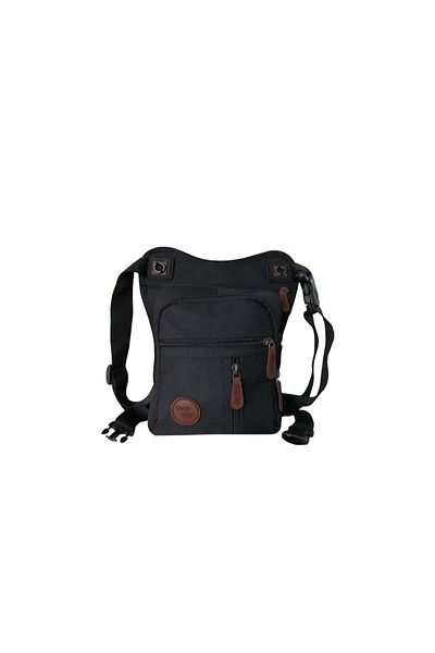 SEVENTEEN Black Waist And Leg Bag