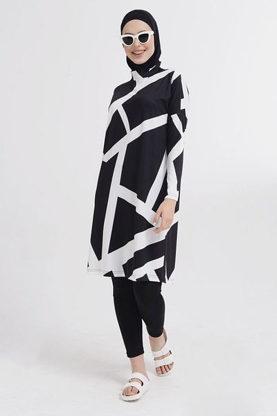 ALFASA Μαγιό Hijab '' Αδιάβροχο, αντικολλητικό για το σώμα''