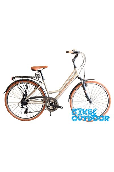 Carraro 2021 Elıte 805 L Kadın V.b Şehir Ve Tur Bisikleti Nıkel Gri-kahvereng...