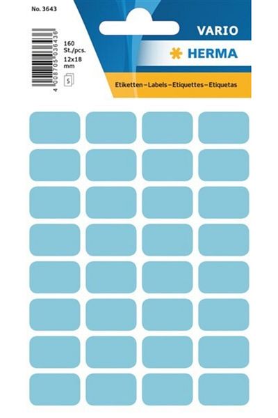 Herma Αυτοκόλλητο Vario 12x18mm Μπλε