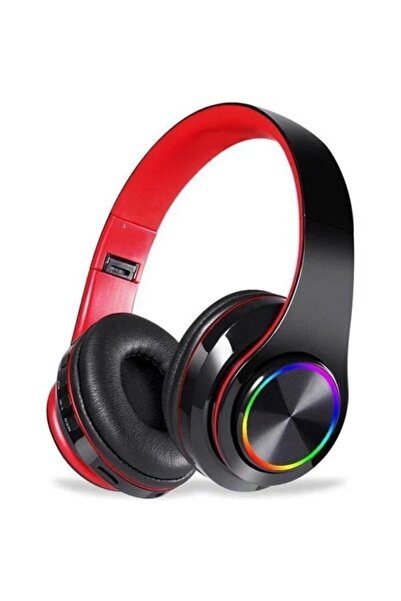 Torima Bluetooth Kablosuz Stereo Kulaklık Micro Sd Radyo Kırmızı B39