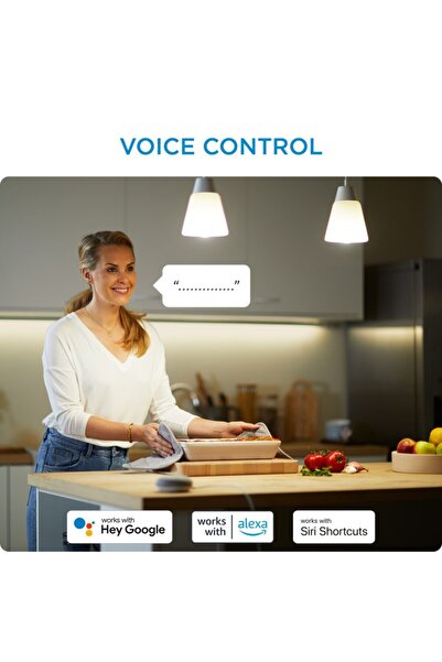 Wiz 40 Watt Yellow and White Ambiance Smart Bulb - E14 Thin Cap - 470 Lumen