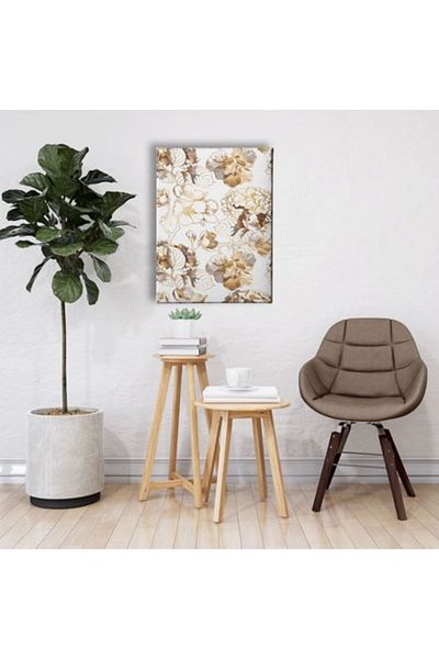 Desenlio Golden Flower Canvas Painting