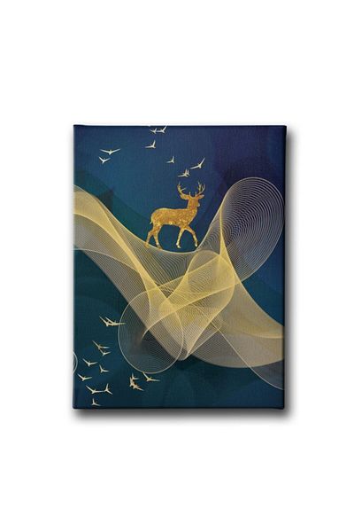 Desenlio Ζωγραφική σε καμβά Golden Deer