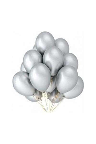 Happyland 20 قطعة بالون معدني فضي