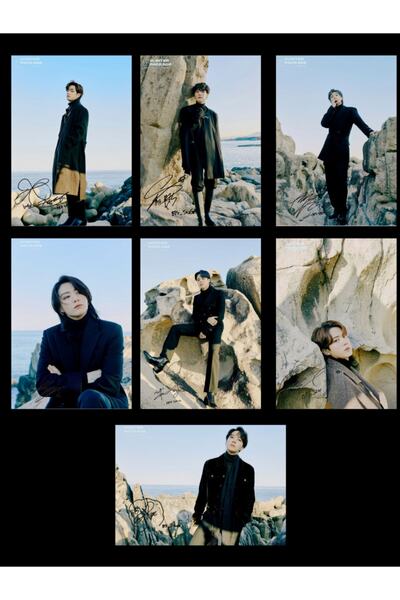 BTS «Зимовий пакет 2021» Підписані членські листівки