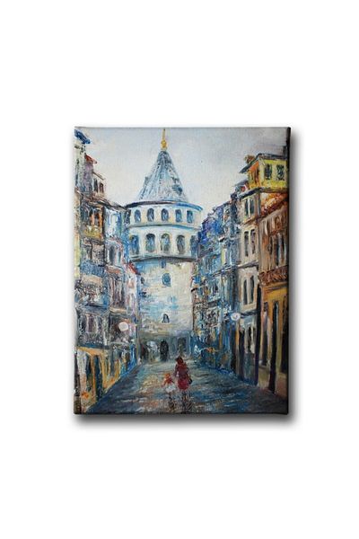 Desenlio Galata Oil Paint Canvas Painting