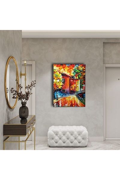 Desenlio Autumn Oil Painting Canvas Print