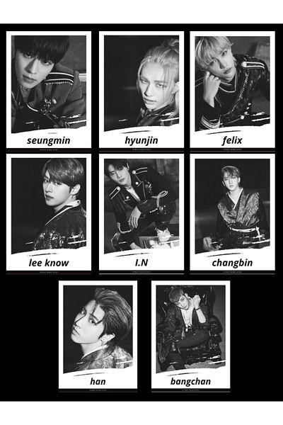 Stray Kids ''في؟ ''بطاقات بريدية خاصة بالأعضاء