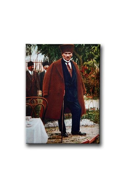 Desenlio Ζωγραφική σε καμβά Ατατούρκ με κοστούμι