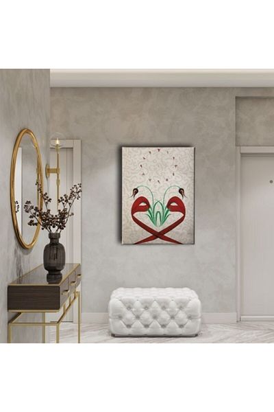 Desenlio Vavli Tulip Clock Table