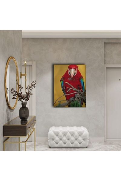 Desenlio American Parrot Canvas Painting