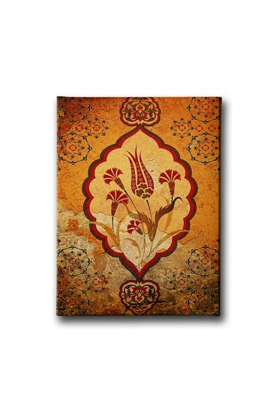Desenlio Line Painting with Tulip Motif