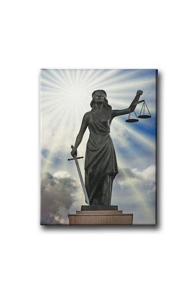 Desenlio Goddess of Justice Canvas Painting