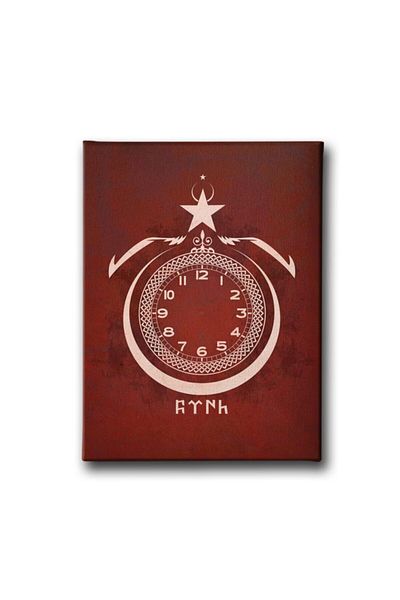 Desenlio Moon Star Turkish Clock Table