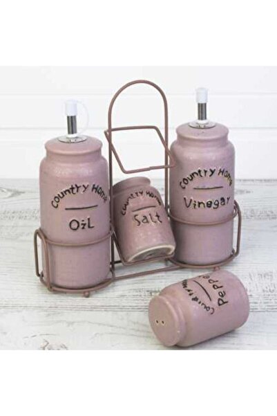 ACAR 4 Seramik Yağdanlık Standlı