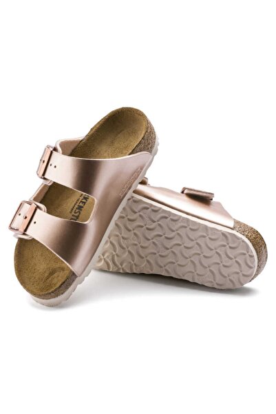 Birkenstock Kadın Arizona Metalik Bakır Terlik 952093-S