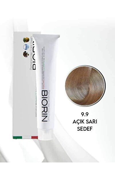 Biorin Permanent Hair Color Cream 100 Ml No: 9.9 Açık Sarı Sedef
