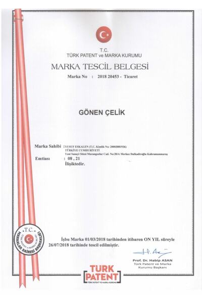 GÖNEN ÇELİK Kömür Köz Mangal Soba Maşası 50 Cm Boyu