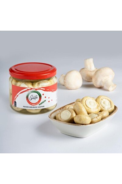 Gusta Gurme - (2Lİ PAKET) Peynir Dolgulu Mantar -meze- 300gr X 2 adet
