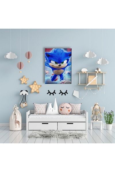 Desenlio Pictură pe pânză pentru copii Sonic Boom