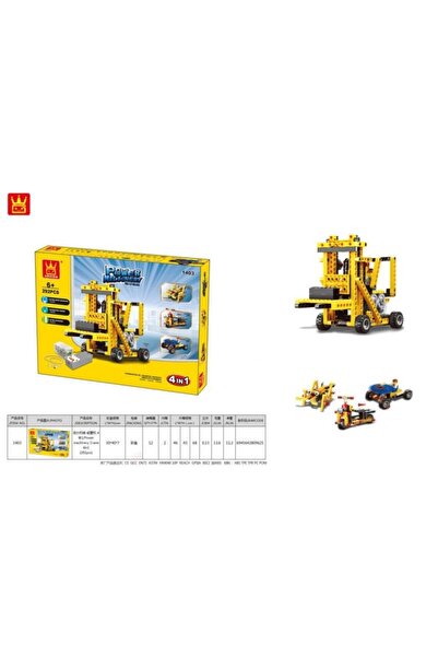Wange 292 Lego Parts Power Machinery 4in1 1403
