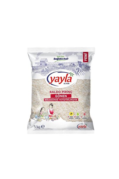 Yayla Gönen Baldo Pirinç 5 Kg