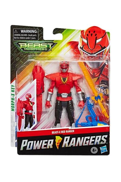 POWER RANGERS Lisanslı Beast Morphers Red Ranger