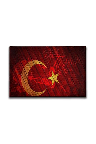 Desenlio Turkish Flag Canvas Painting Who Says We Are so Happy