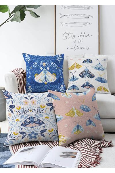 Realhomes Set de huse de perne tricotate Raschel, 4 bucăți, cu design special...