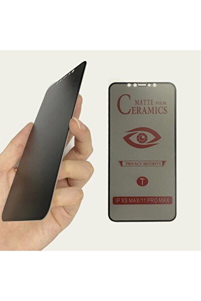 JACQUELYN واقي شاشة بتغطية كاملة من السيراميك لهاتف Iphone 11 Pro Max/xs Max