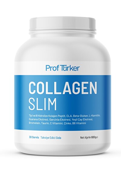 ProfTürker Collagen Slim 600 G  Kolajen ve Bitki Ekstreleri Içeren Toz Diyet ...