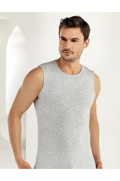 Şahinler Ανδρικό γκρι 6-τεμάχιο Sport Singlet Me116