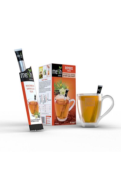 Mesh Stick Roybos Vanilla Herbal Tea - 16 X 2 Gr Outdoor Camping Tea