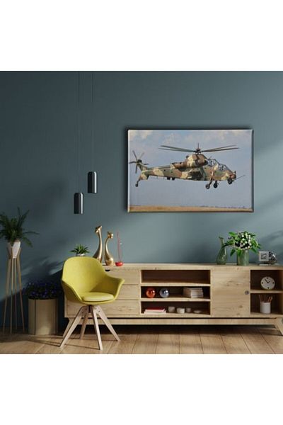Desenlio Elicopter militar Pictură pe pânză