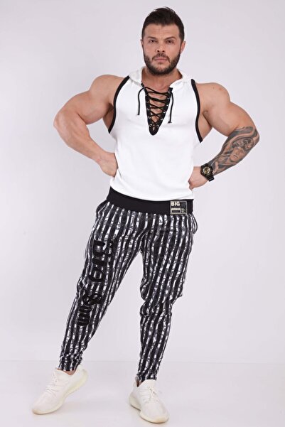 Big Sam Hooded Sleeveless Fitness T-shirt 2280