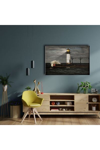 Desenlio Lighthouse Landscape Painting
