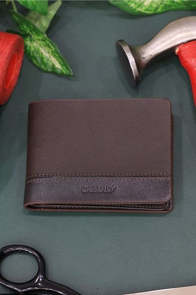 GUARD Men's Leather Wallet - Brown